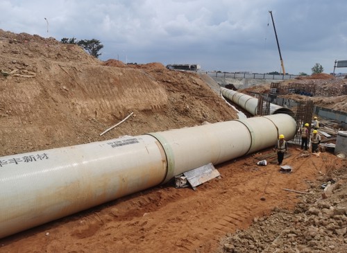FRP pipe in the expansion project of Nanchang Airport FRP pipe in the expansion project of Nanchang Airport